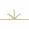 Ekena Millwork Richland Rough Sawn Timber Gable Bracket, Douglas Fir, 108"W x 58"H x 2"D x 4"F, 13/12 Pitch GBW108X58X0204RIC00RDF - alternate 4